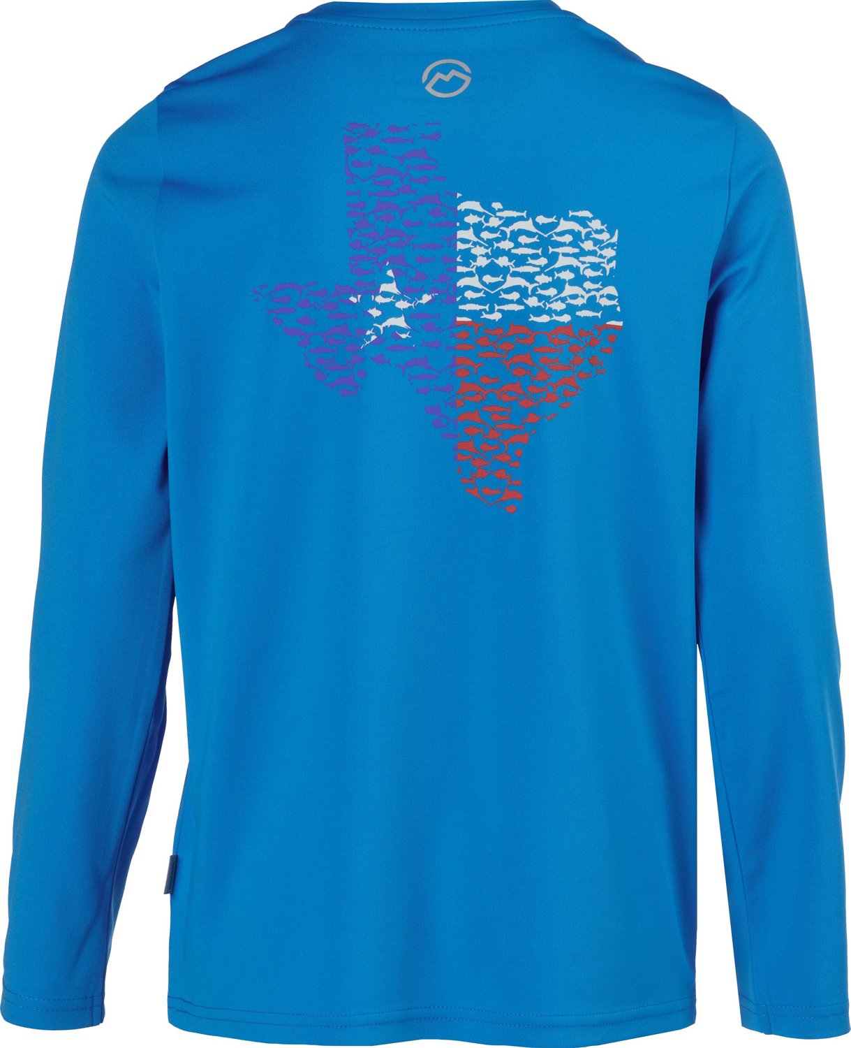 Magellan Outdoors Boys' Texas Local State Fish Graphic Crew Long Sleeve T- shirt