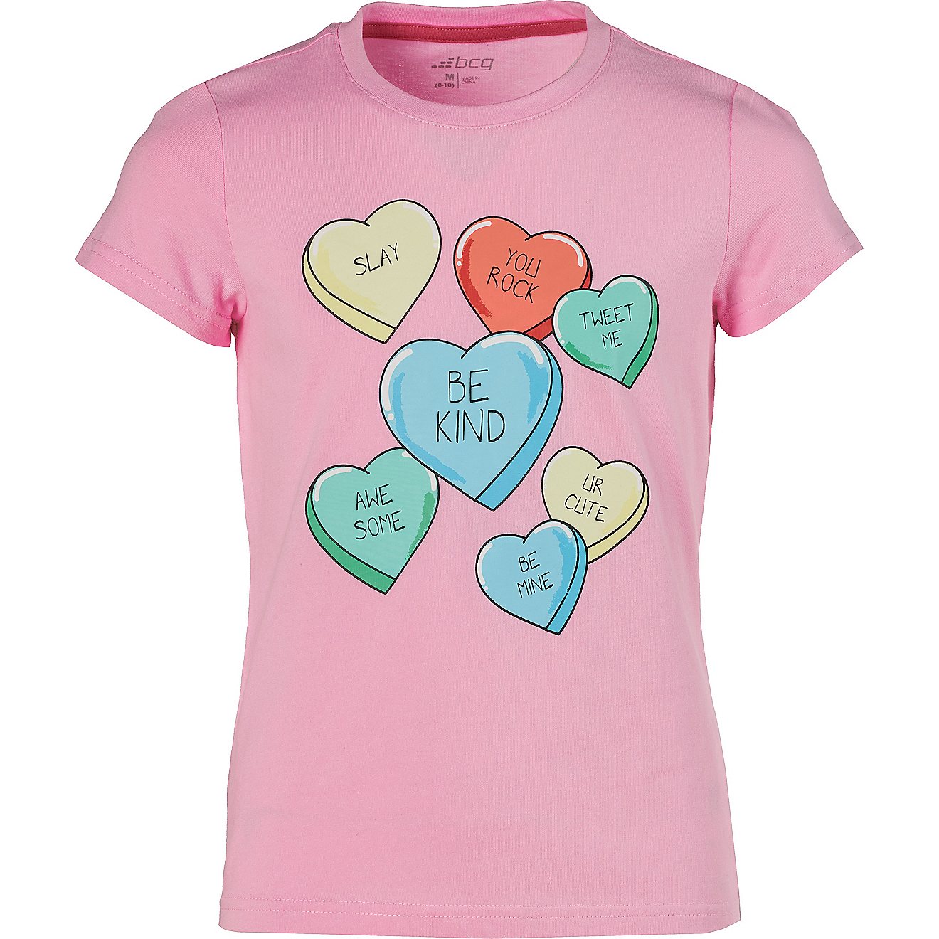 BCG Girls' Lifestyle Hearts T-shirt                                                                                              - view number 1