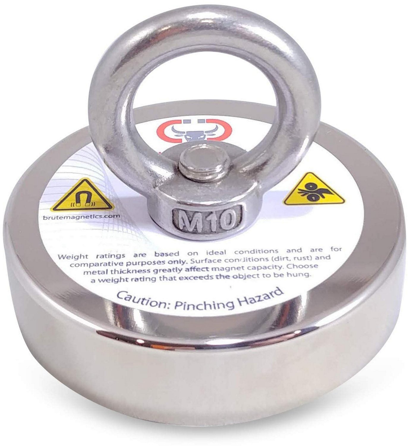 Brute Magnetics 575 lb Single-Sided Fishing Magnet - view number 2
