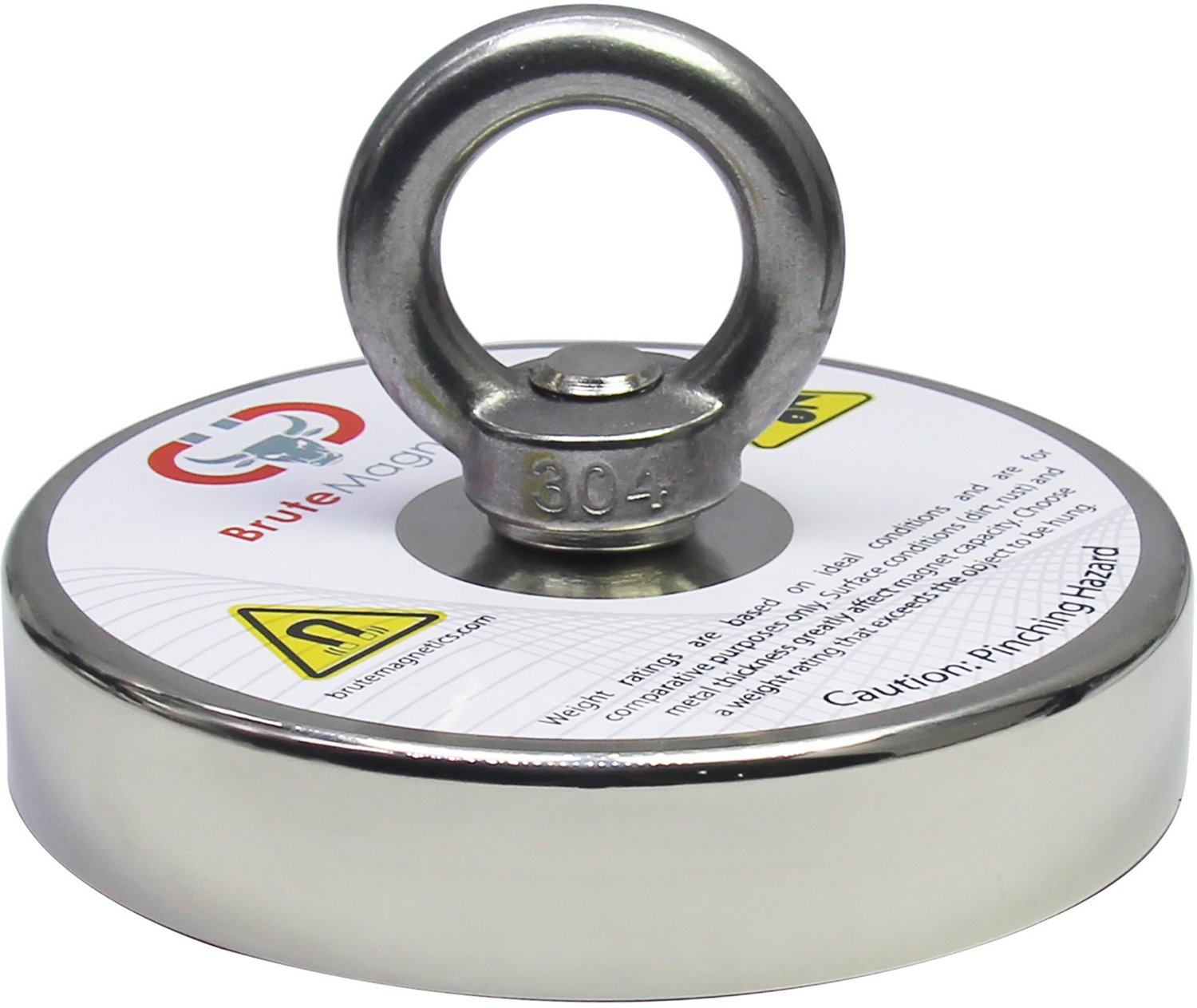Brute Magnetics 1,500 lb Single-Sided Fishing Magnet - view number 2