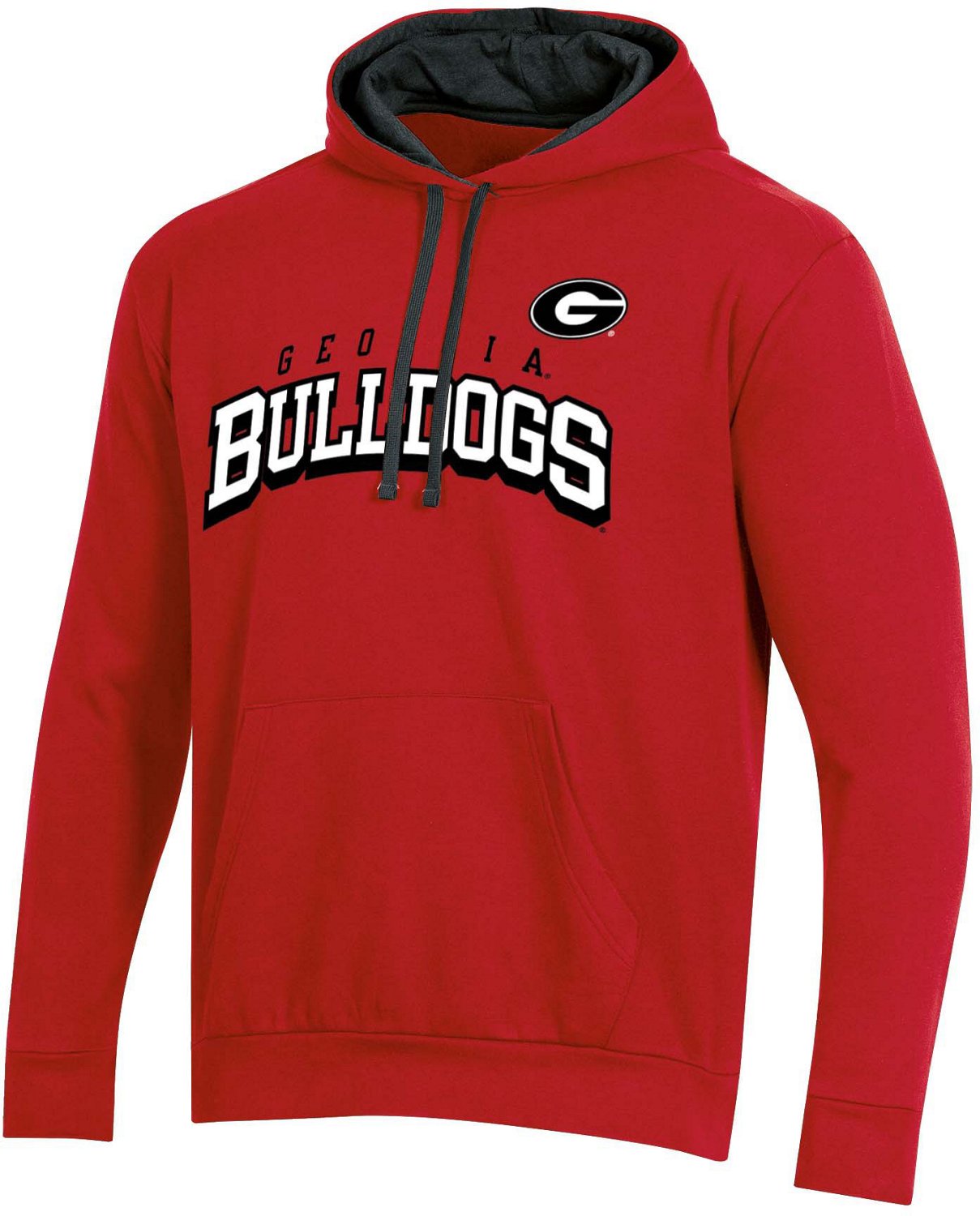 Champion Men's University of Georgia Mascot Arch Fleece Hoodie | Academy