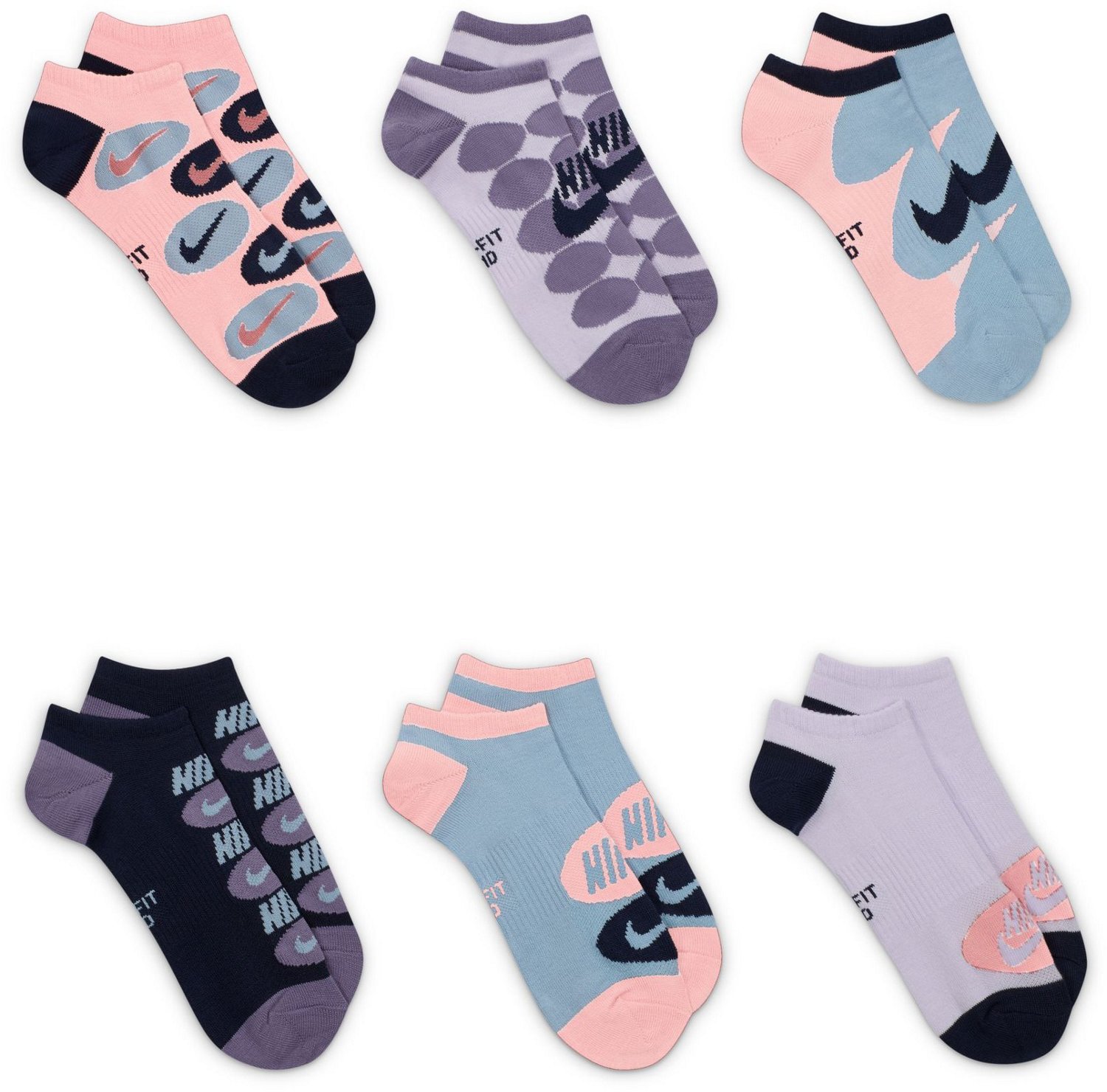 Nike Women's Light No Show Socks 6-Pack