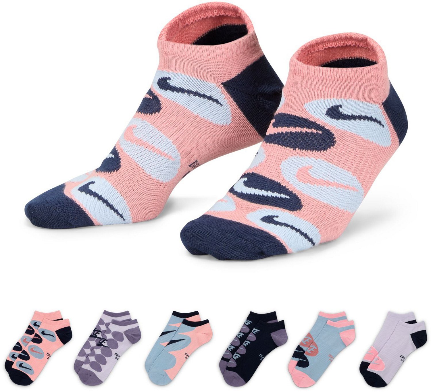 Nike Women's Light No Show Socks 6-Pack