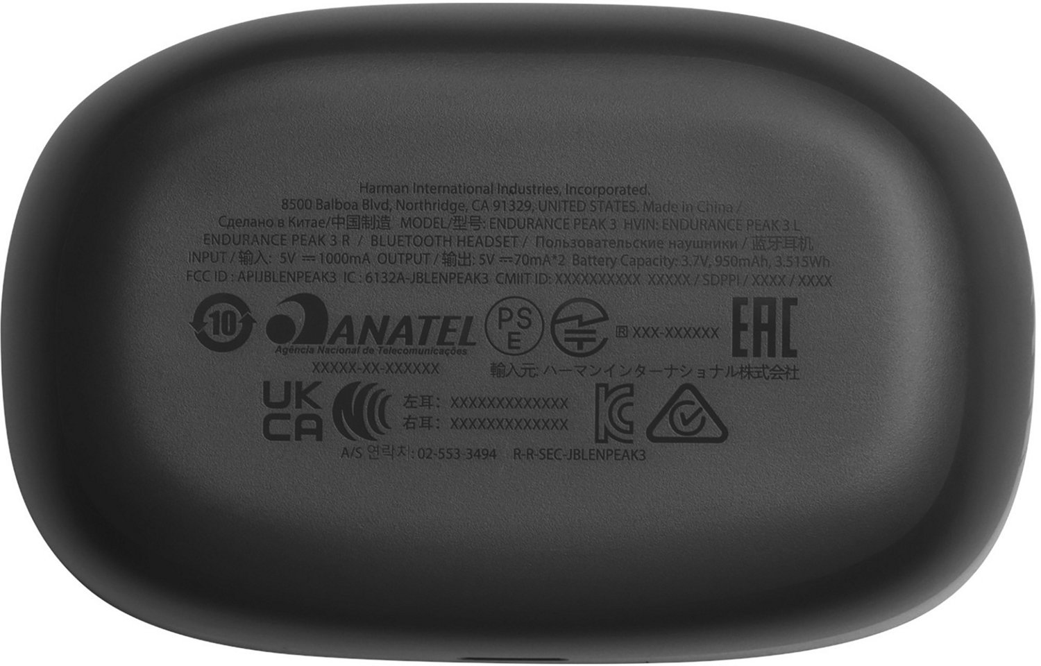 JBL Endurance Peak 3 True Wireless Earhook Waterproof Sport Earbuds - view number 7