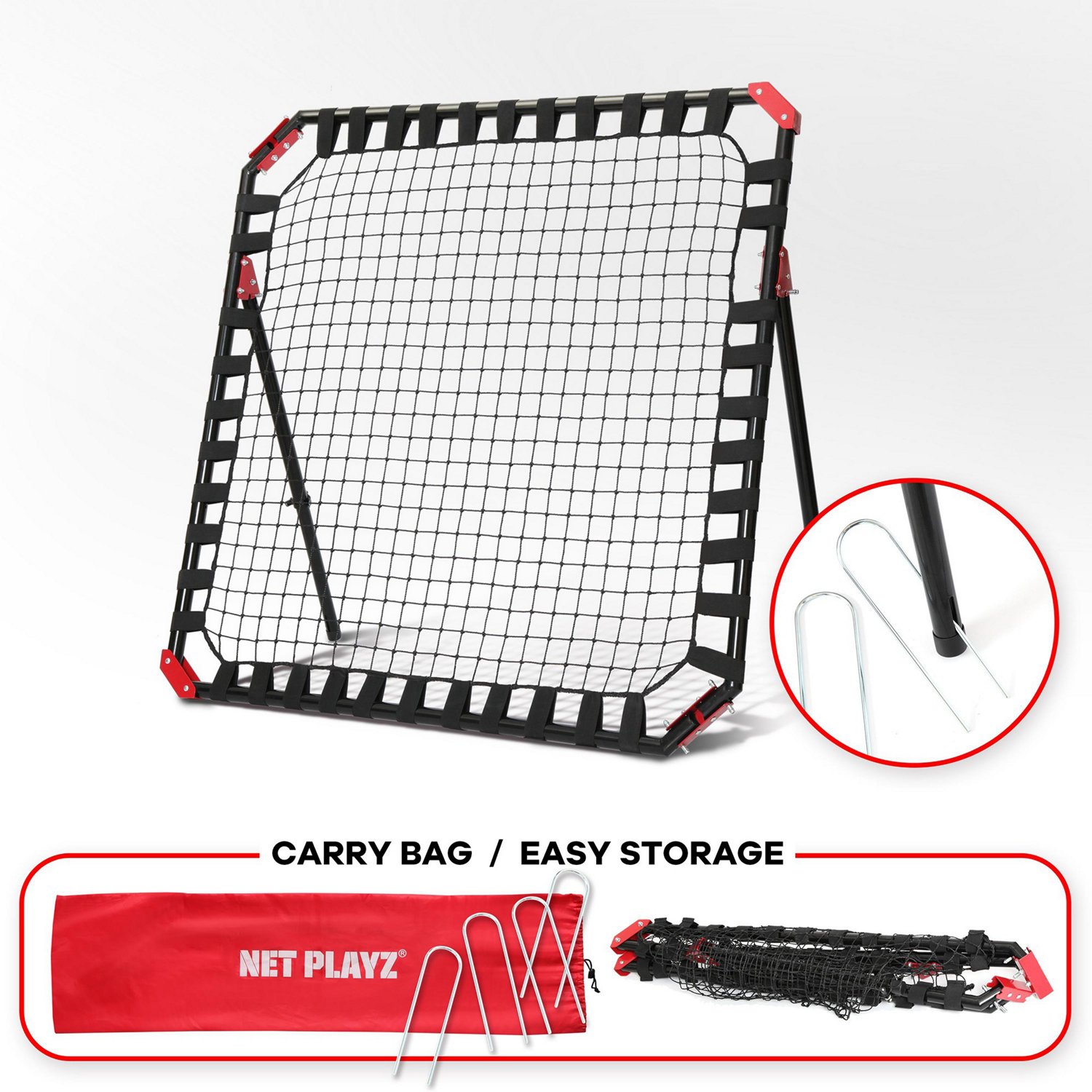 NetPlayz 4 ft x 4 ft Soccer Rebounder Net - view number 3