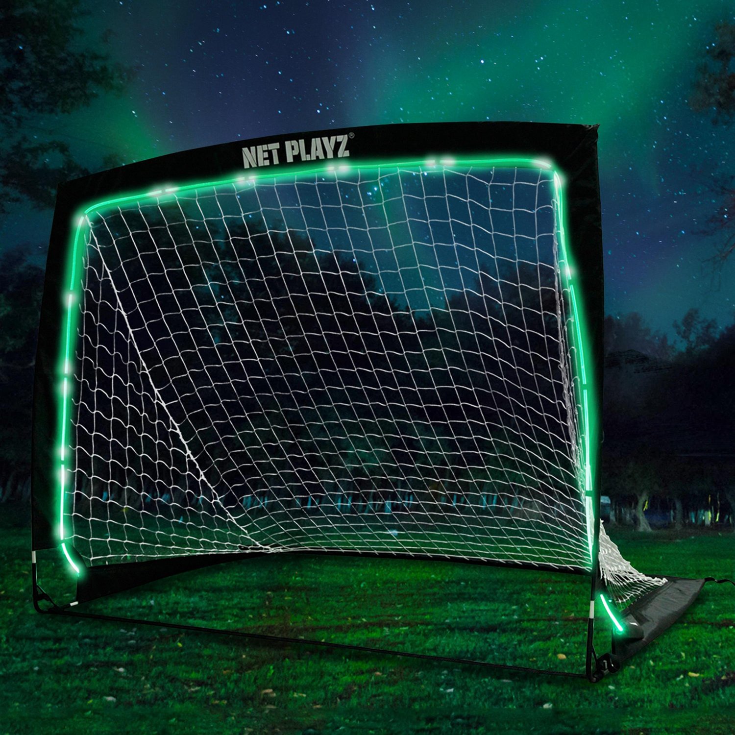 NetPlayz 4 ft x 3 ft x 3 ft Glow-in-the-Dark Portable Soccer Goal                                                                - view number 2