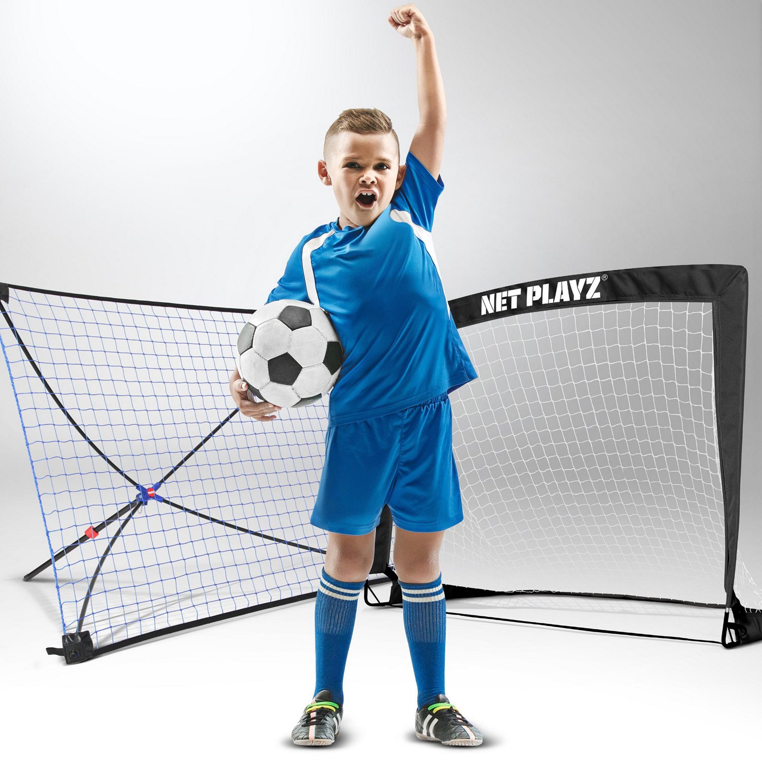 NET PLAYZ Soccer goals Soccer Net - Kids Pop-up Football goals