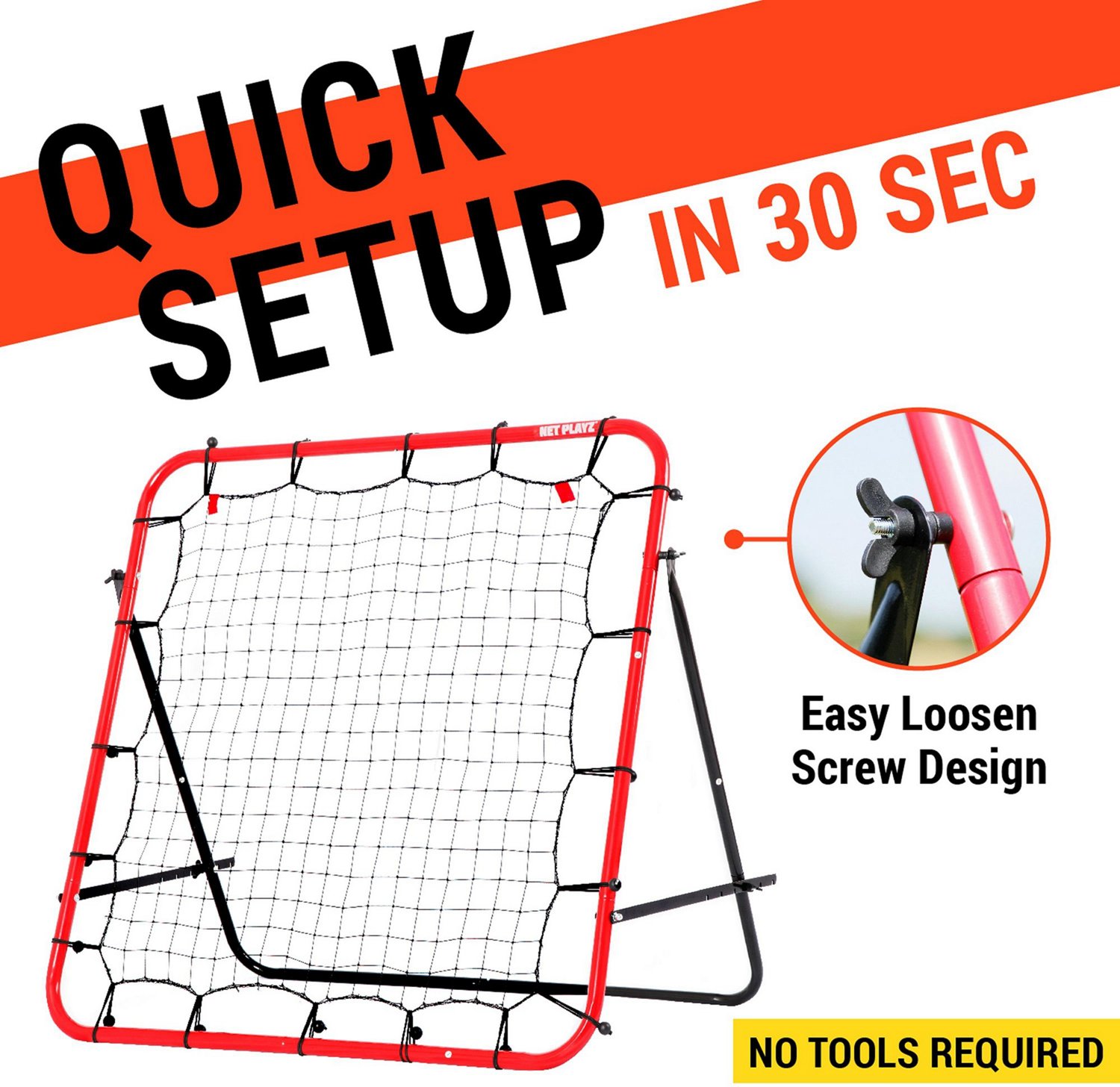 NetPlayz 3 ft x 3 ft Soccer Rebounder Net - view number 2