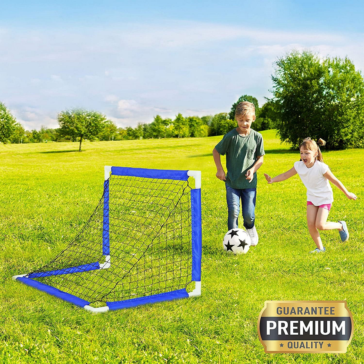 E-Jet Sport Kids' 3 ft x 2 ft x 2 ft Portable Soccer Goals 2-Pack - view number 5