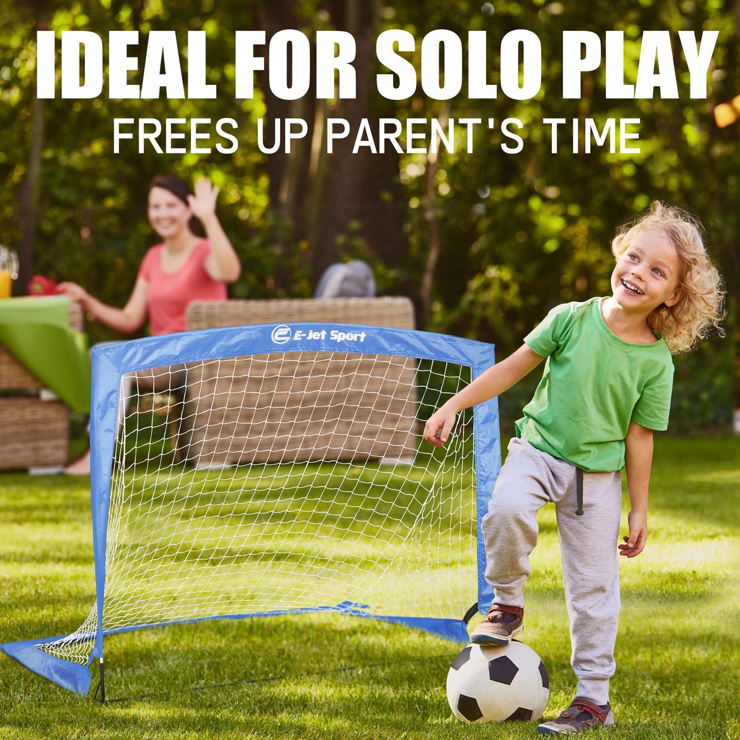 E-Jet Sport 4 ft x 3 ft x 3 ft Portable Soccer Goals 2-Pack                                                                      - view number 6