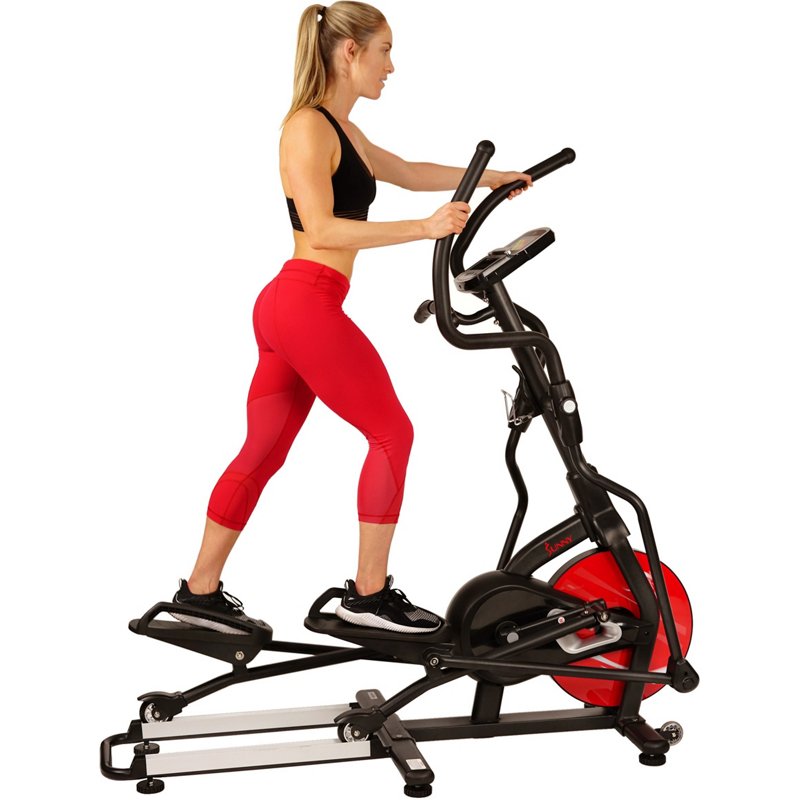 Sunny Health & Fitness Magnetic Elliptical Trainer Black - Steppers/Ellipticals at Academy Sports