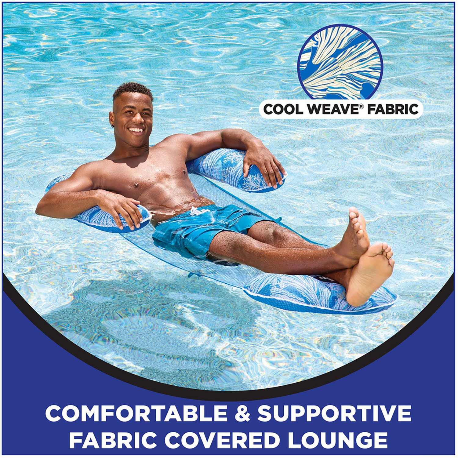 Aqua Leisure 3-in-1 Pool Float Lounge Chair and Drifter                                                                          - view number 3