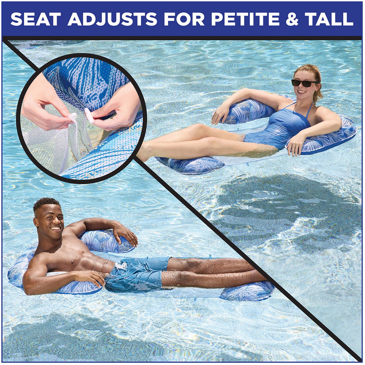 Aqua Leisure 3-in-1 Pool Float Lounge Chair and Drifter                                                                          - view number 4