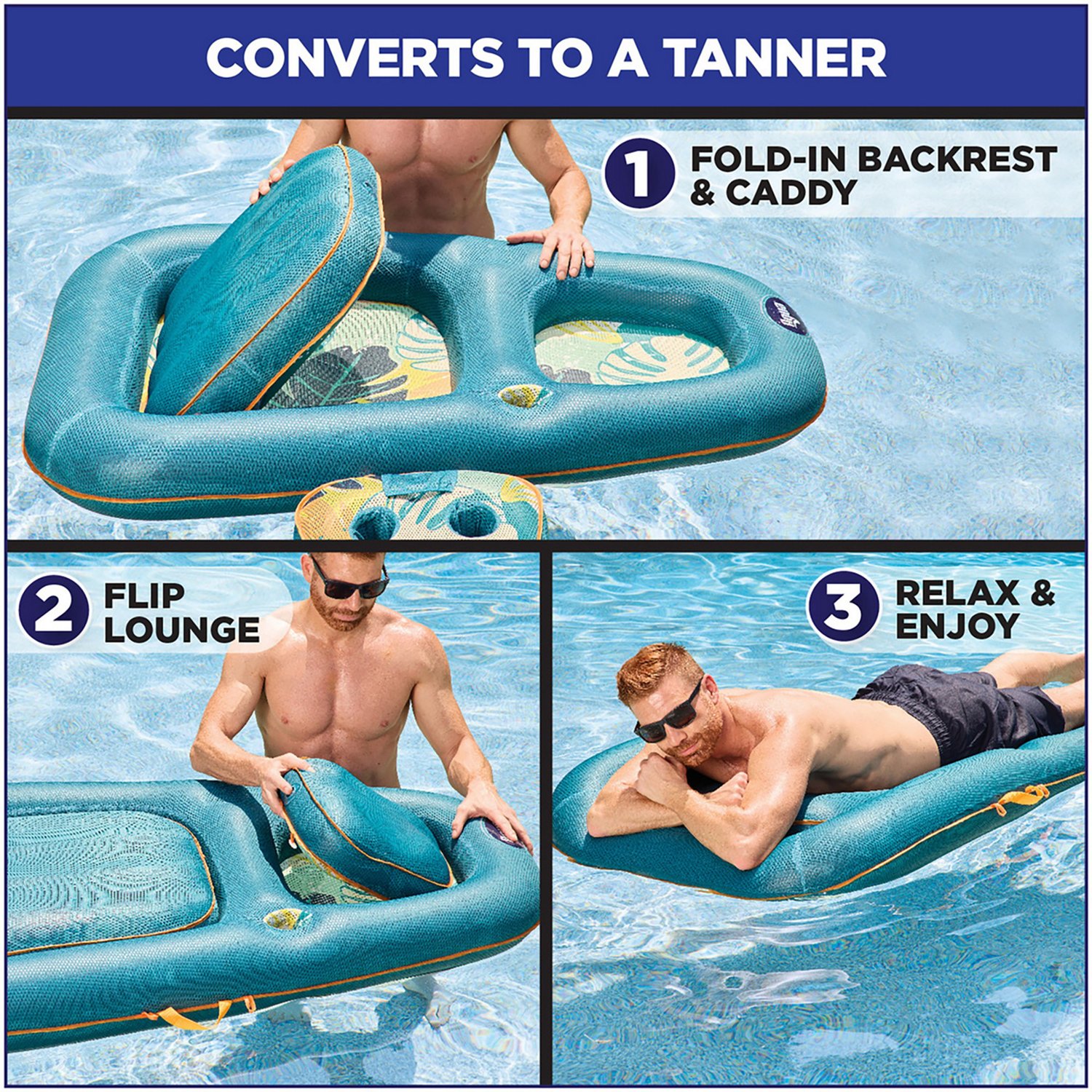 Aqua-Leisure Ultimate 2-in-1 Pool Float Lounge - view number 2