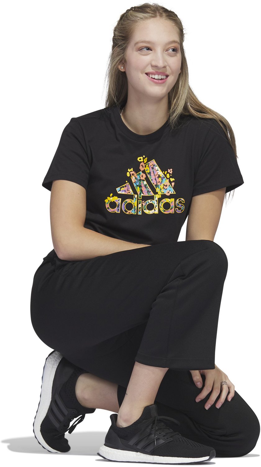 adidas Women's Floral BOS Graphic Short Sleeve T-shirt                                                                           - view number 5