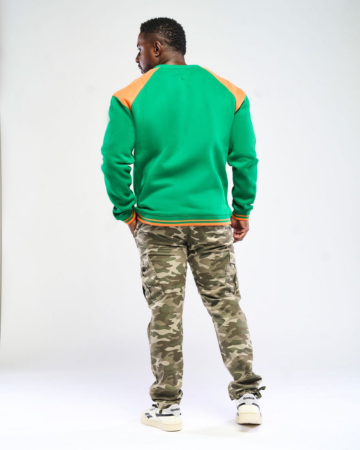 Sacred Heart Adults' Florida A&M University Colorblock Crew Sweatshirt - view number 2