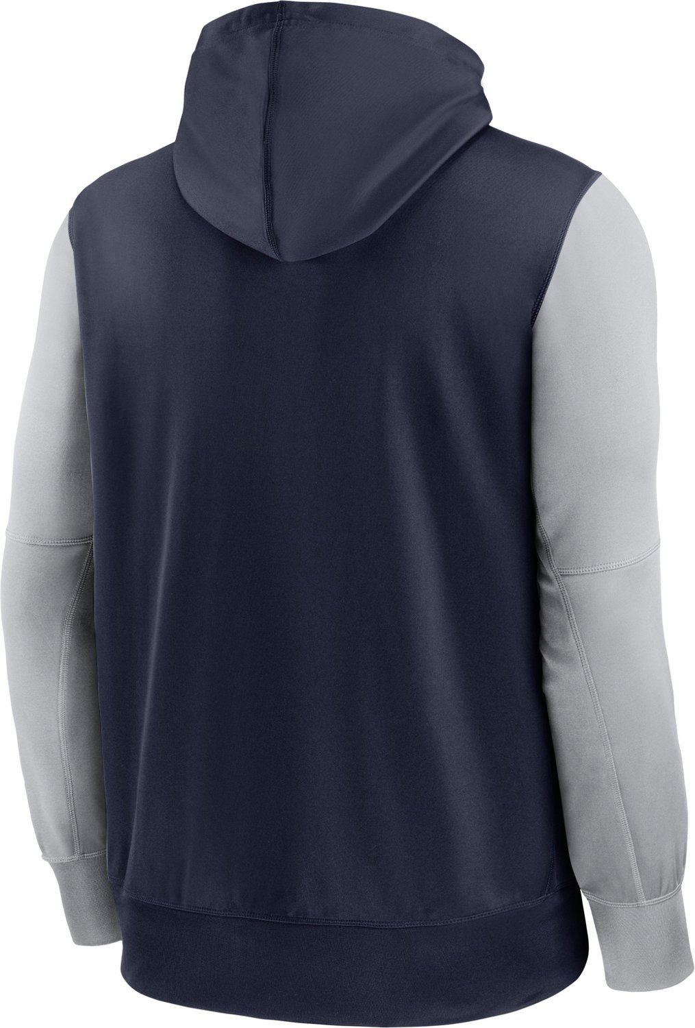 Nike Men's Dallas Cowboys Colorblock Therma Full Zip Hoodie - view number 3