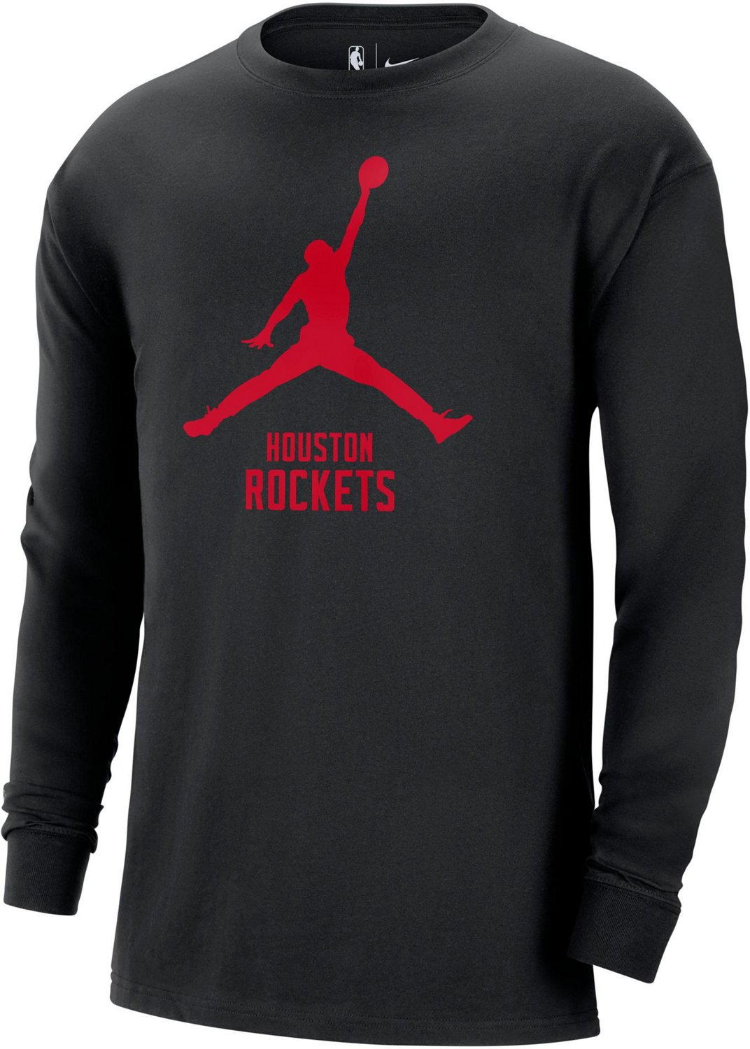 Nike Men's Houston Rockets Jordan Long Sleeve T-shirt | Academy