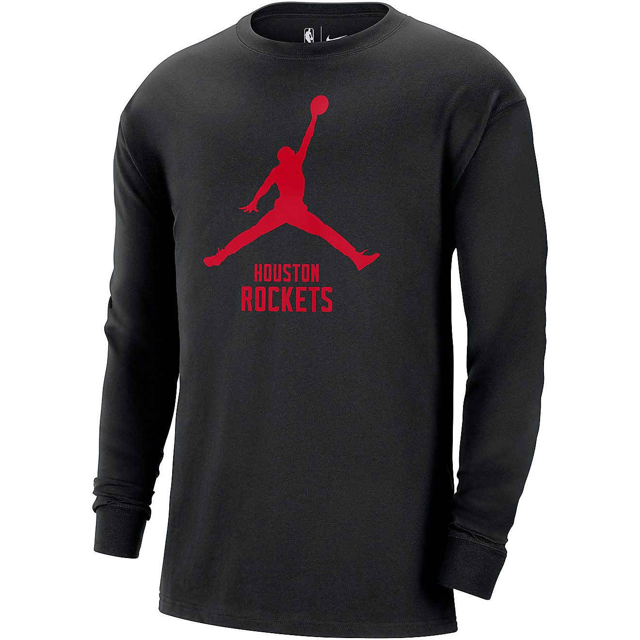 Nike Men's Houston Rockets Jordan Long Sleeve T-shirt | Academy