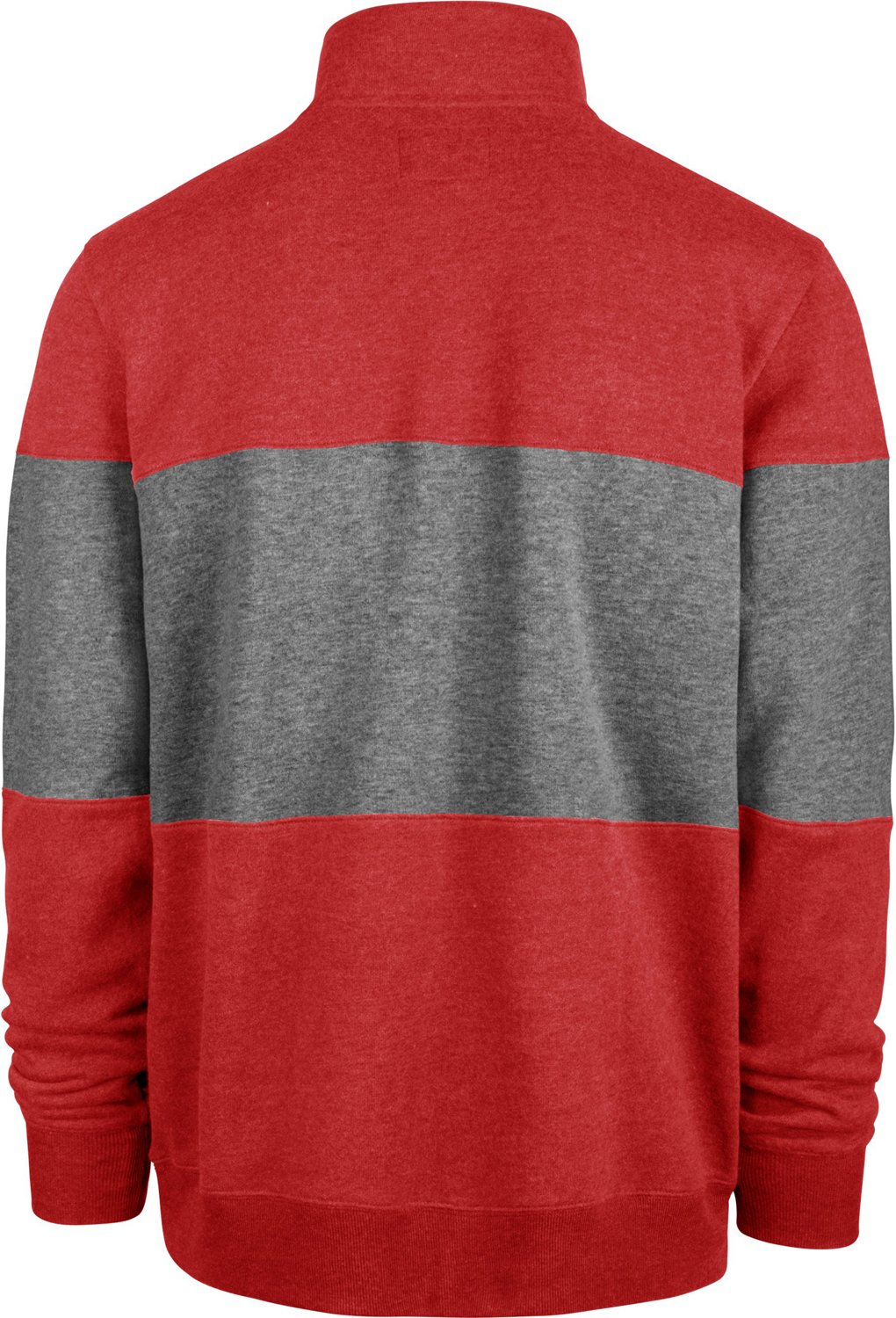 '47 Men's Kansas City Chiefs Rounders Wyatt 1/4 Snap Sweatshirt - view number 2