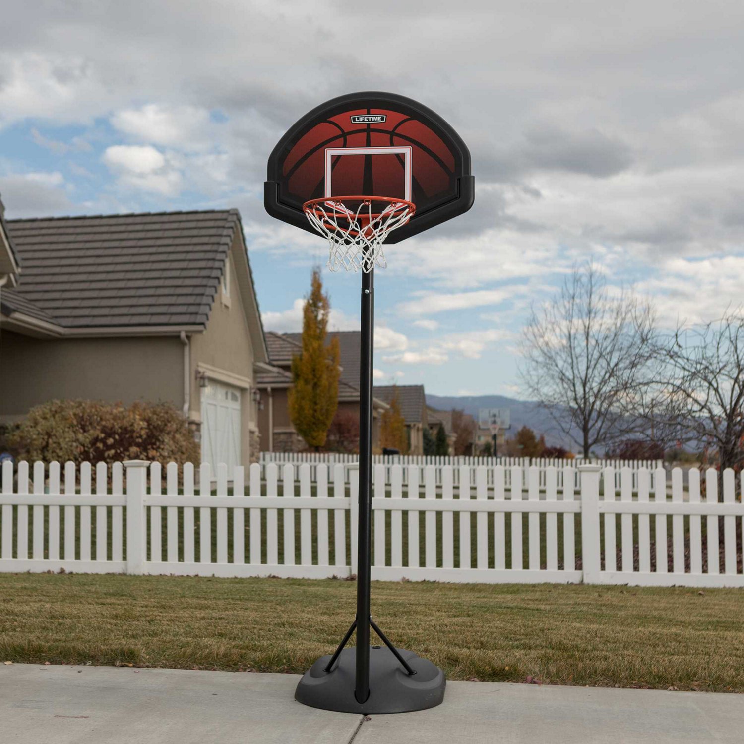 Lifetime Youth 32 in Polyethylene Portable Basketball Hoop Academy