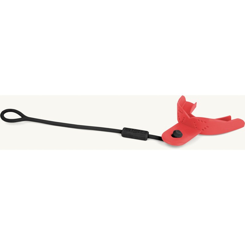 SISU Adult 2.0mm Thin Tether Mouthguard - Intense Red