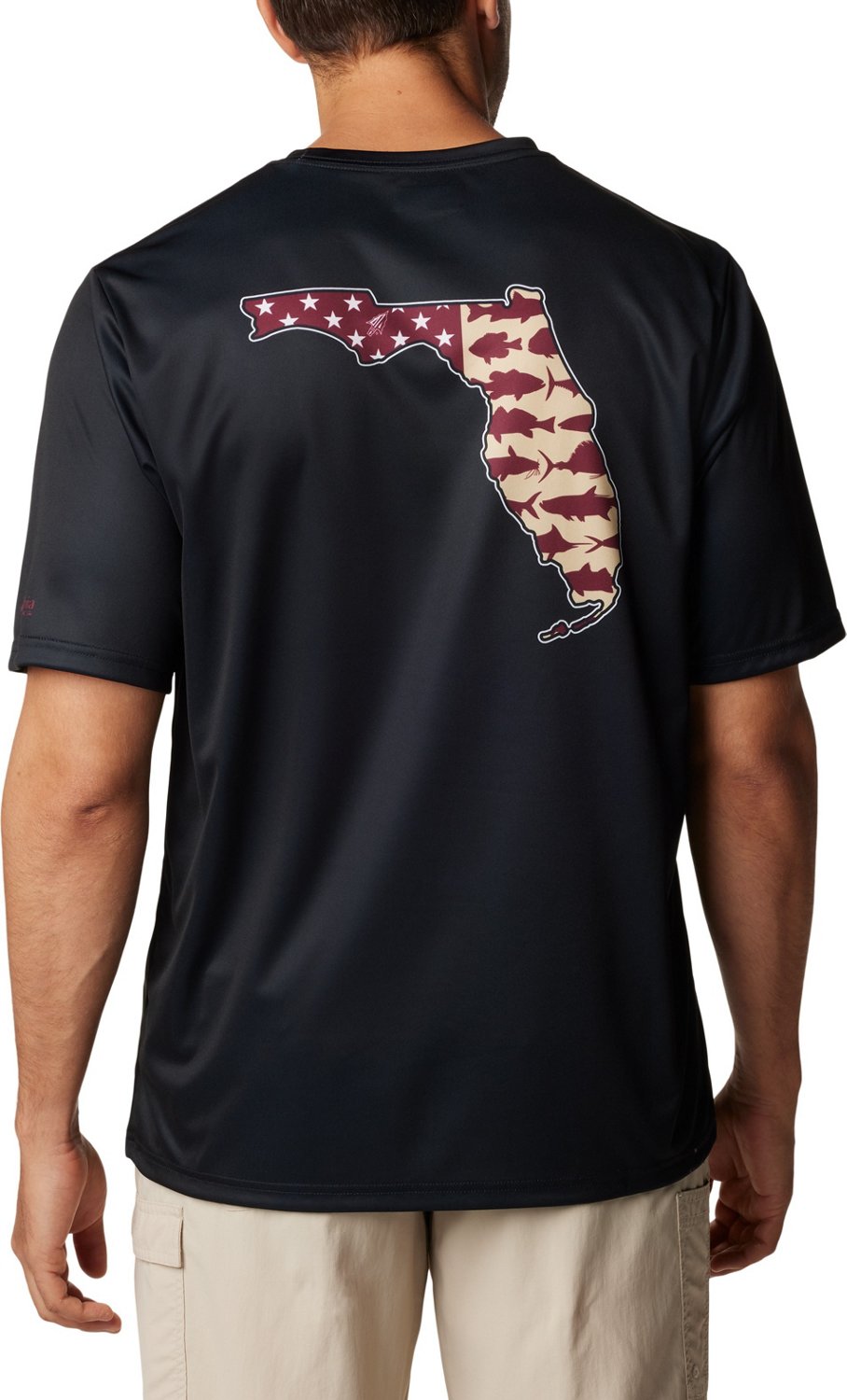 Columbia Sportswear Men's Florida State University Flag Terminal Tackle T-shirt                                                  - view number 2