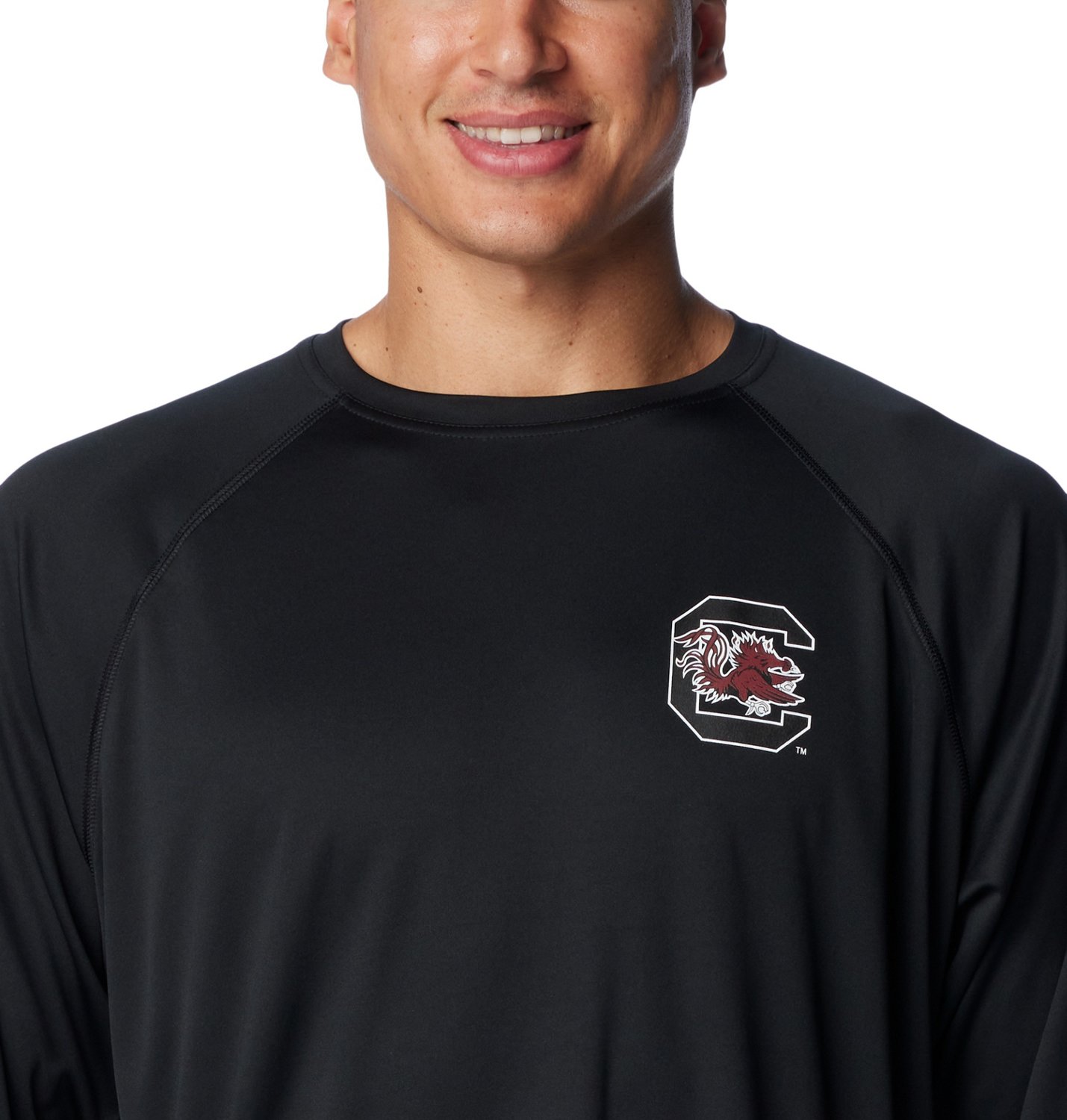 Columbia Sportswear Men's University of South Carolina Terminal Tackle Long Sleeve T-shirt - view number 3