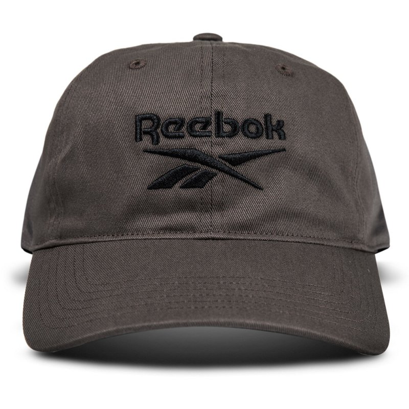 Reebok Logo Cap Grout - Men's Hunting/Fishing Headwear at Academy Sports