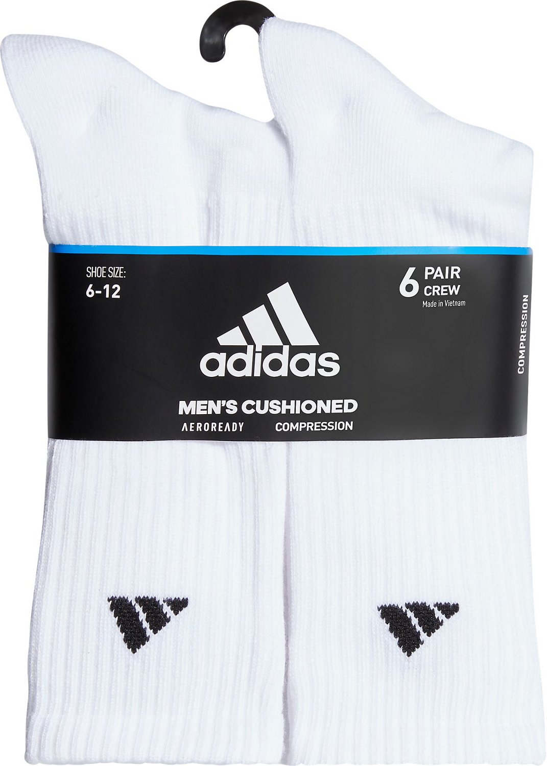 adidas Men's climalite Crew Socks 6 Pack | Academy