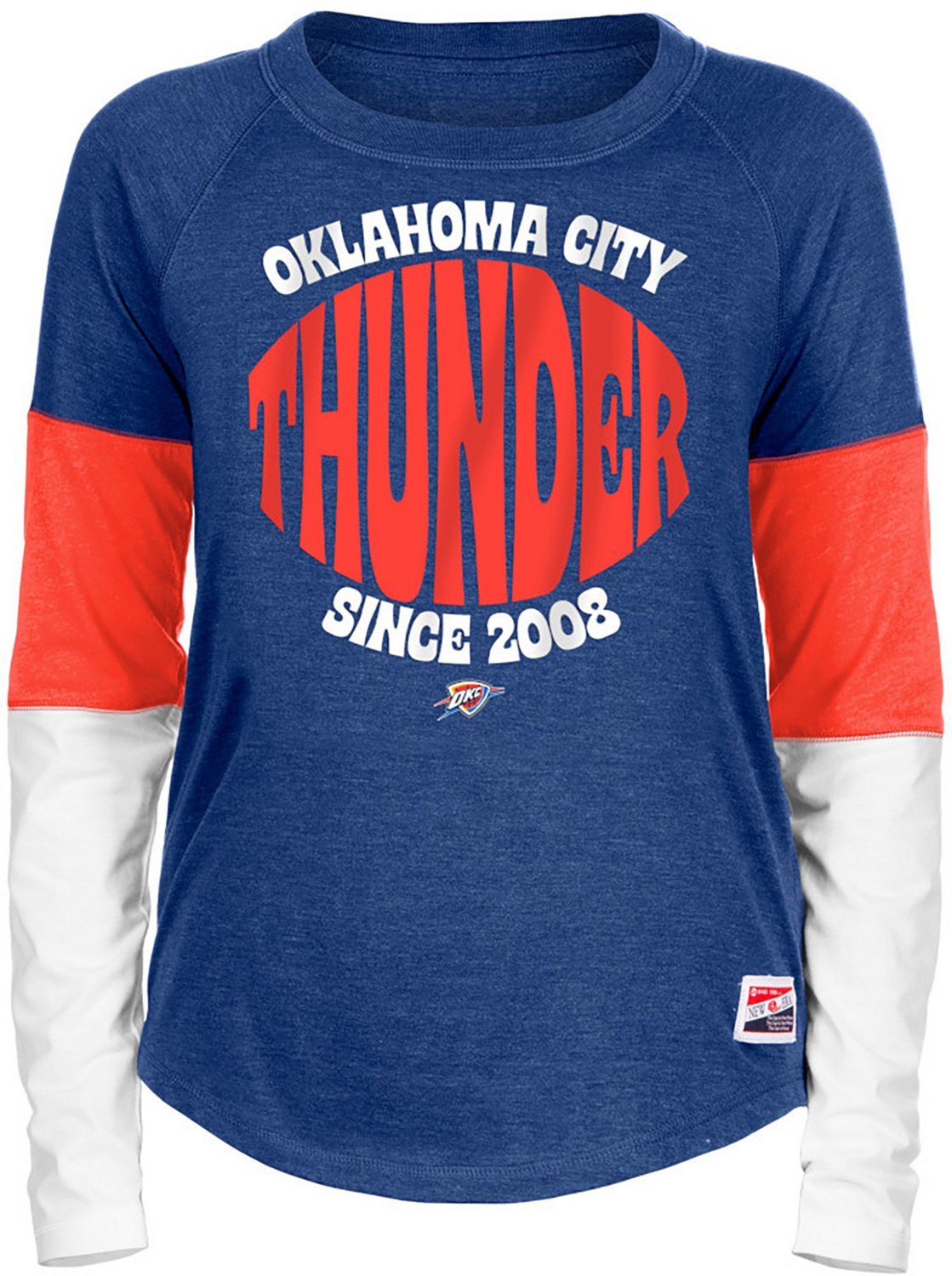 Oklahoma city thunder long sleeve hot sale t shirt