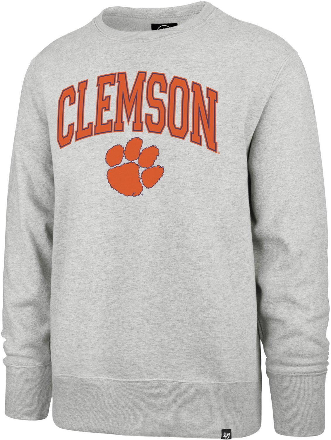 '47 Men's Clemson University Talk-Up Headline Crew Neck Sweatshirt ...