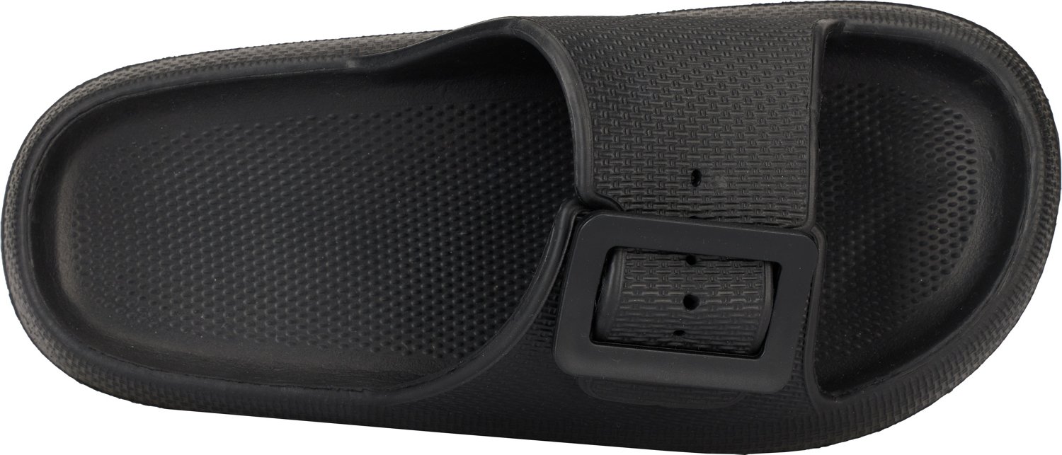 O'Rageous Women's Single Band Buckle Cushion Pool Slides                                                                         - view number 3