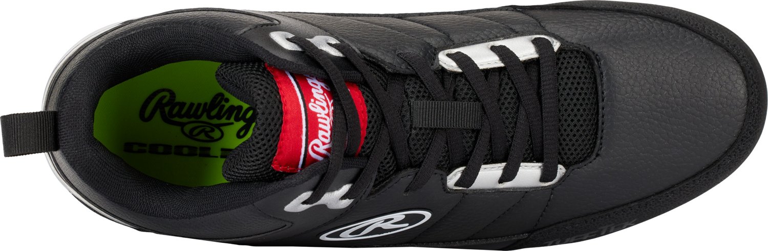 Rawlings Men's Press Mid Baseball Cleats - view number 3
