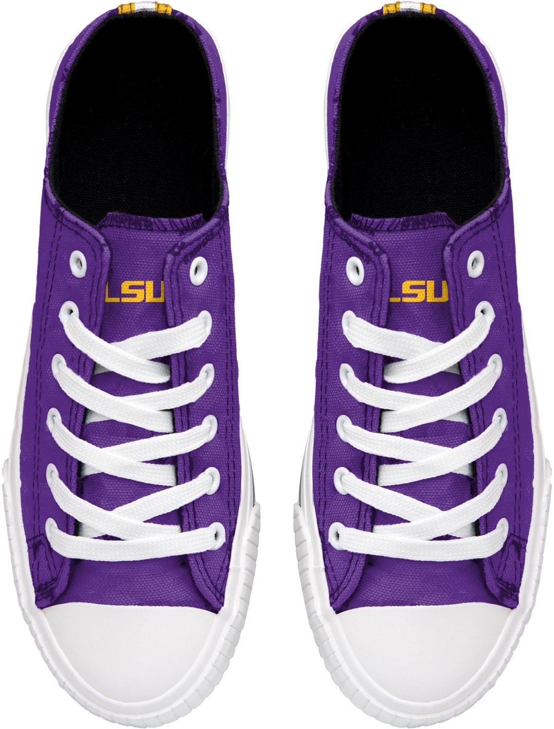 FOCO Unisex Louisiana State University SMU Canvas Shoes                                                                          - view number 3