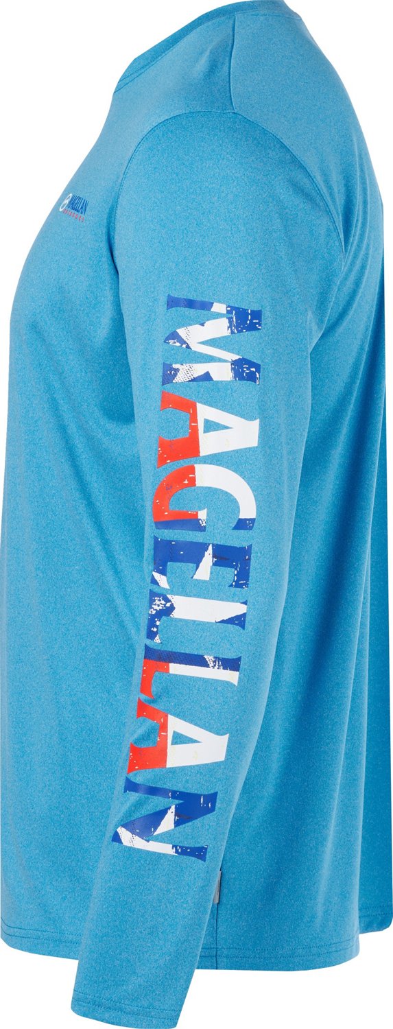 Magellan Outdoors Men's Casting Crew Long Sleeve T-shirt                                                                         - view number 3