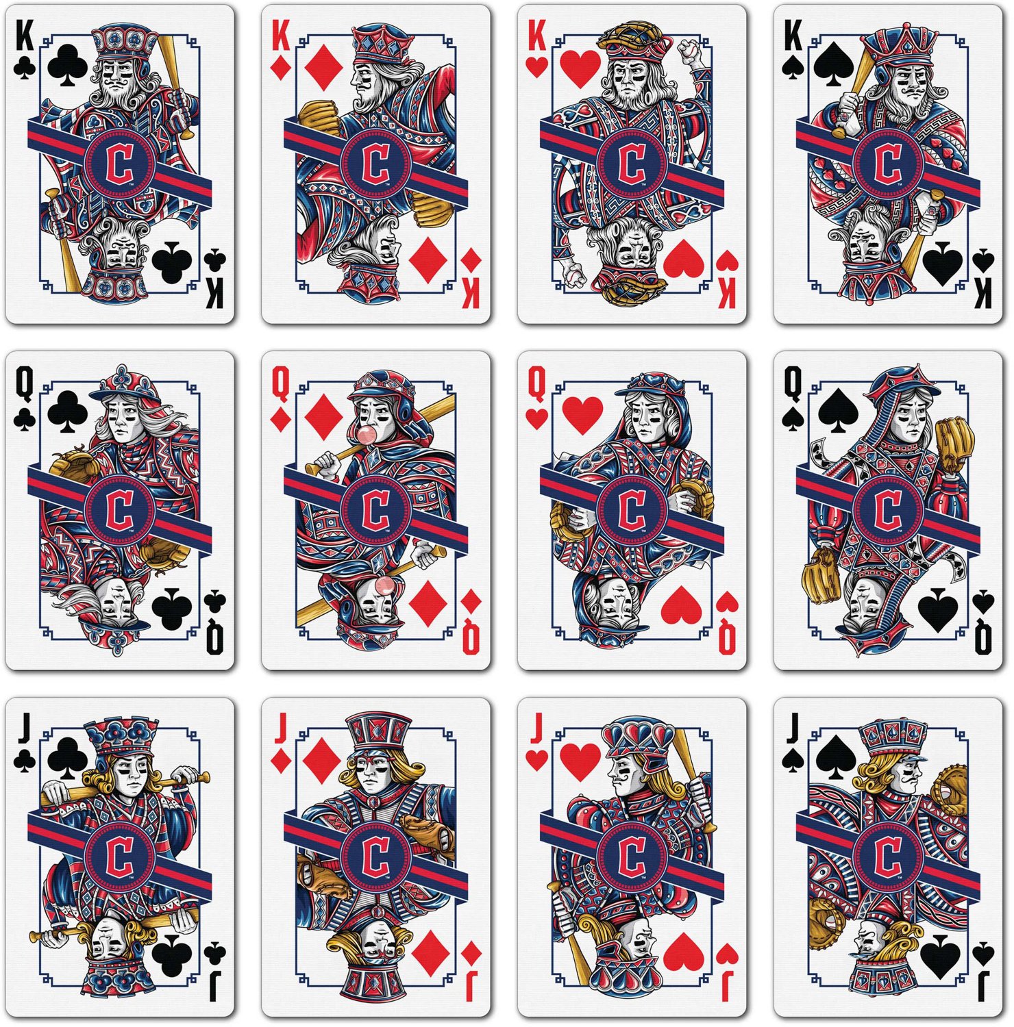 YouTheFan Cleveland Guardians Classic Series Playing Cards - view number 2