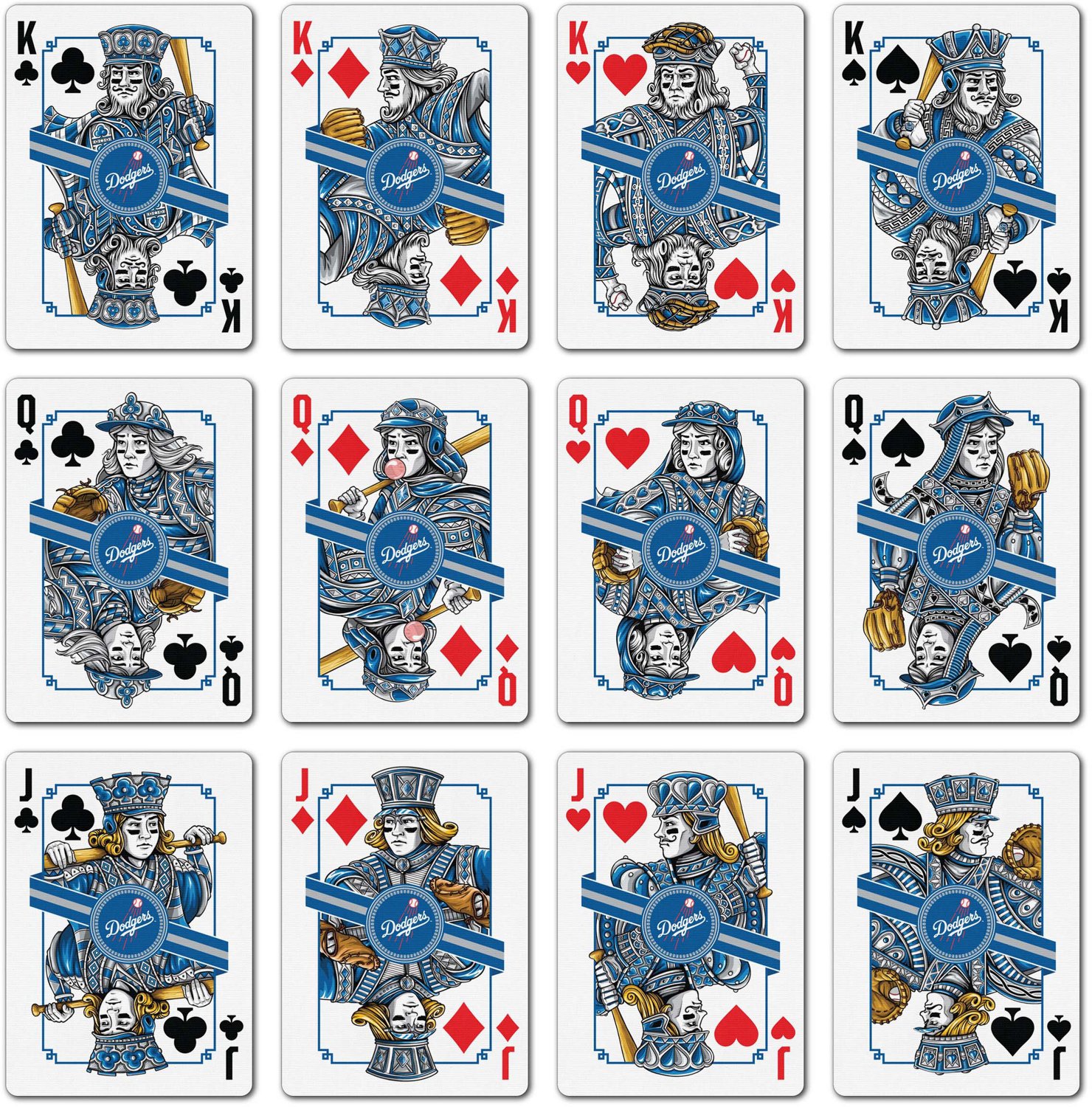 YouTheFan Los Angeles Dodgers Classic Series Playing Cards - view number 2