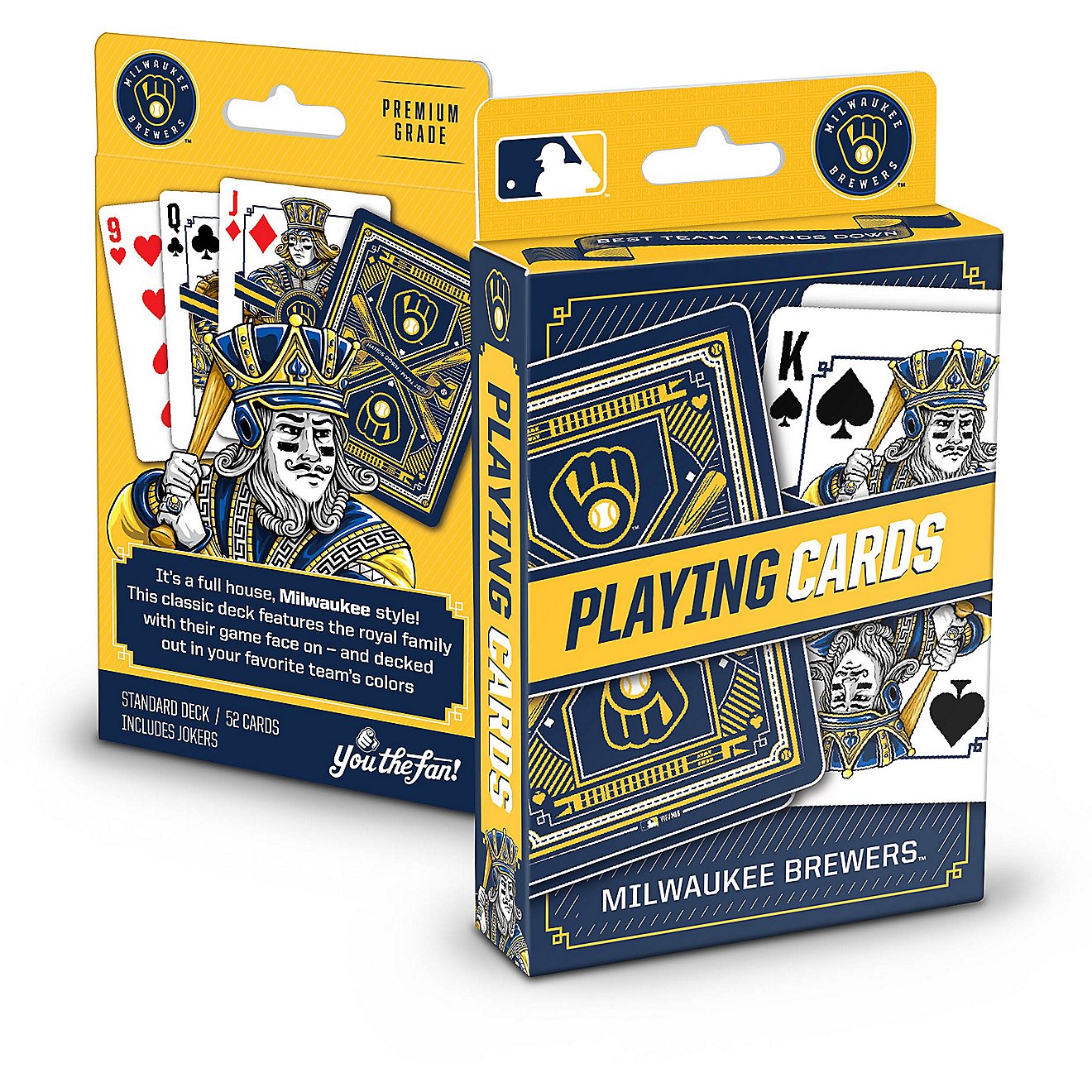 YouTheFan Milwaukee Brewers Classic Series Playing Cards                                                                         - view number 1