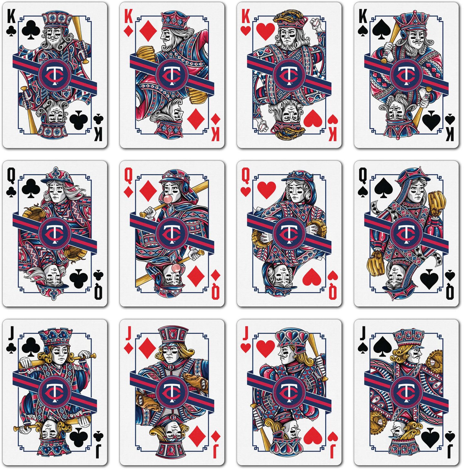YouTheFan Minnesota Twins Classic Series Playing Cards