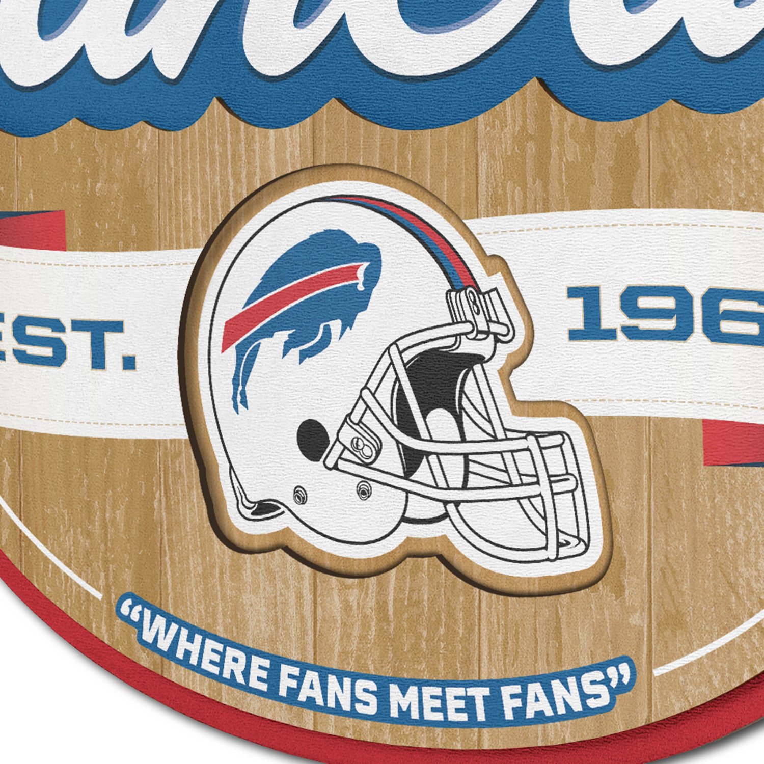 YouTheFan Buffalo Bills Fan Cave Sign  - view number 3