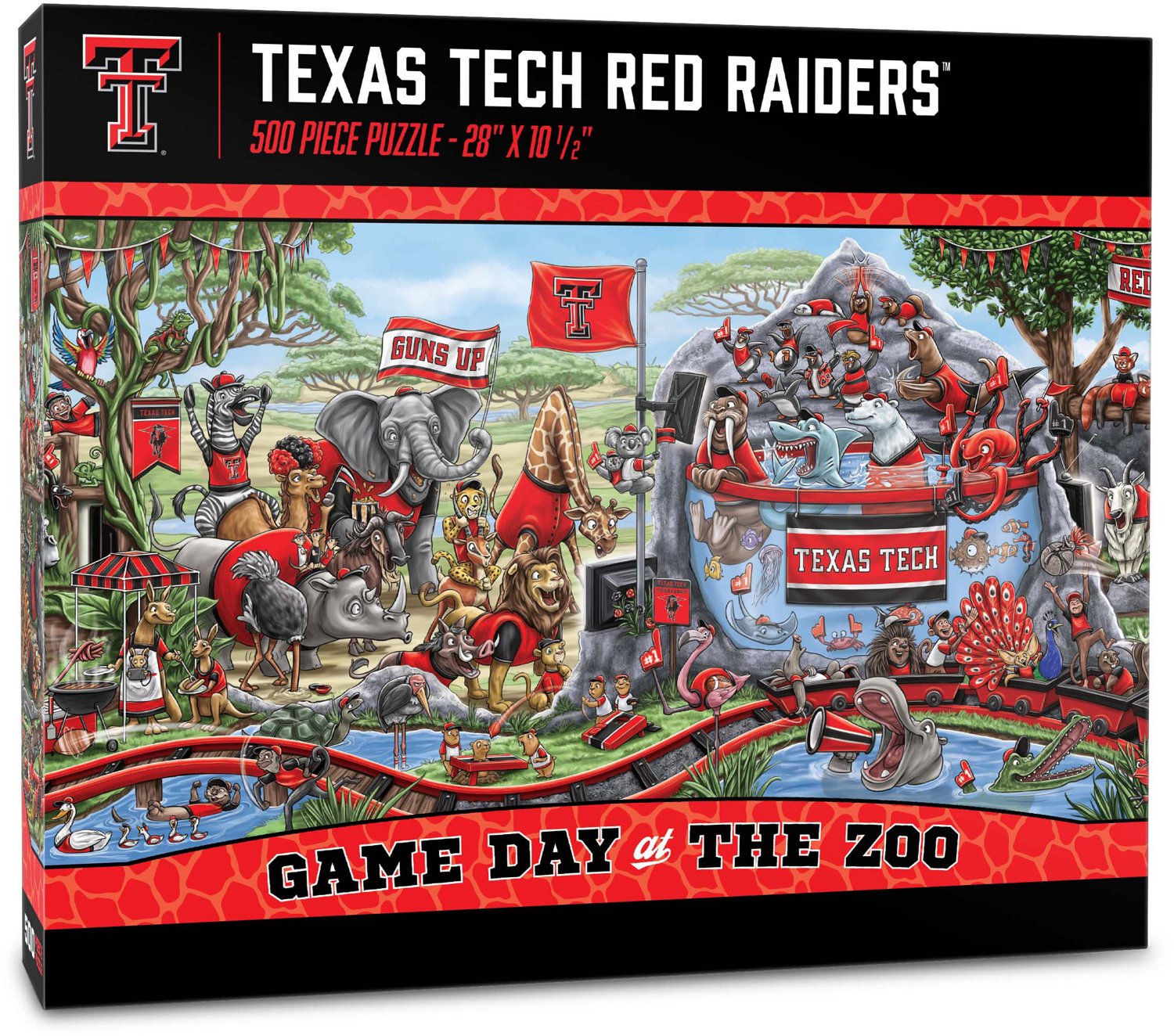 YouTheFan Texas Tech University Game Day At The Zoo 500-Piece Puzzle