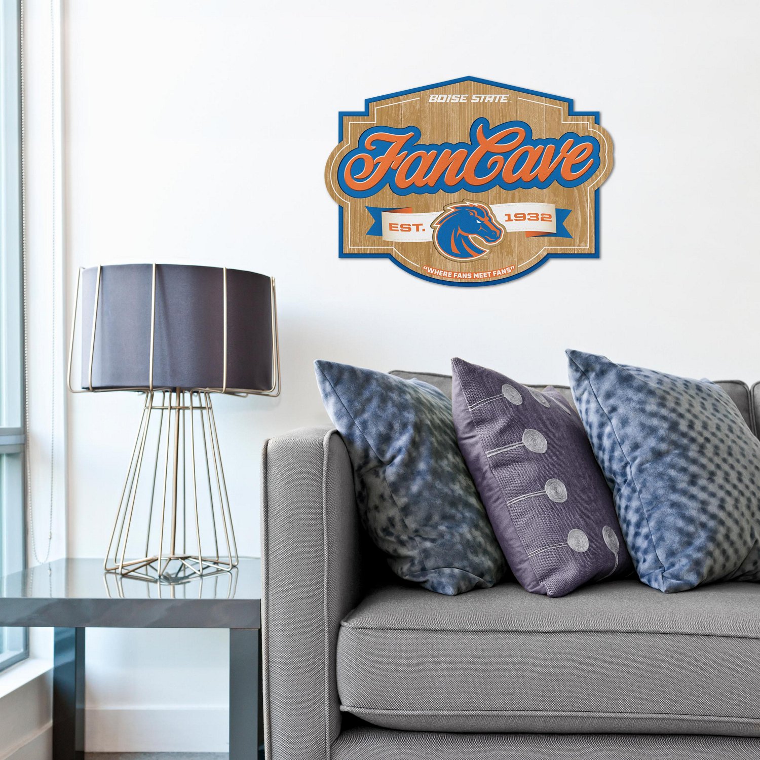 YouTheFan Boise State University Fan Cave Sign  - view number 4