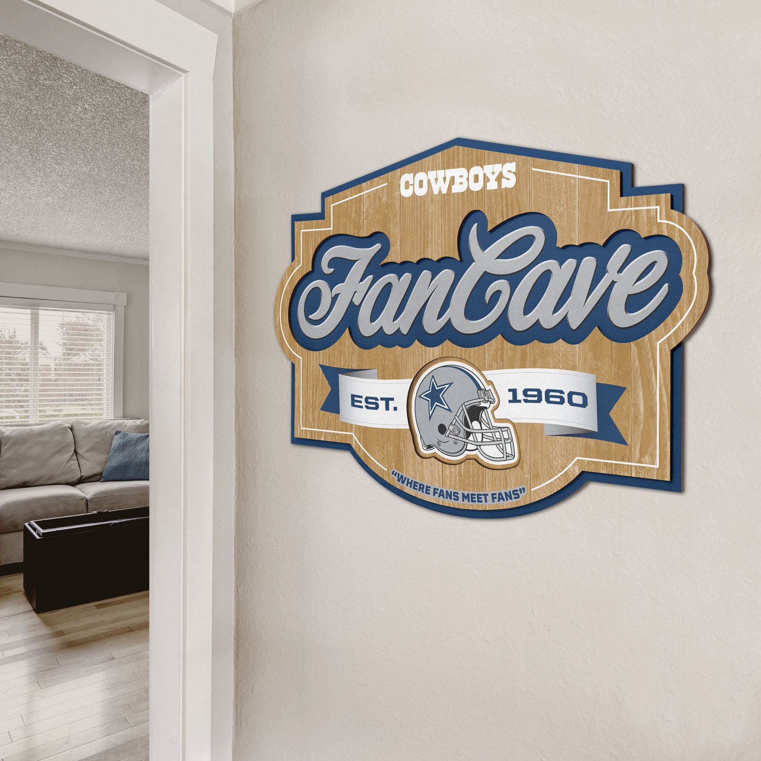 YouTheFan Dallas Cowboys Fan Cave Sign  - view number 5