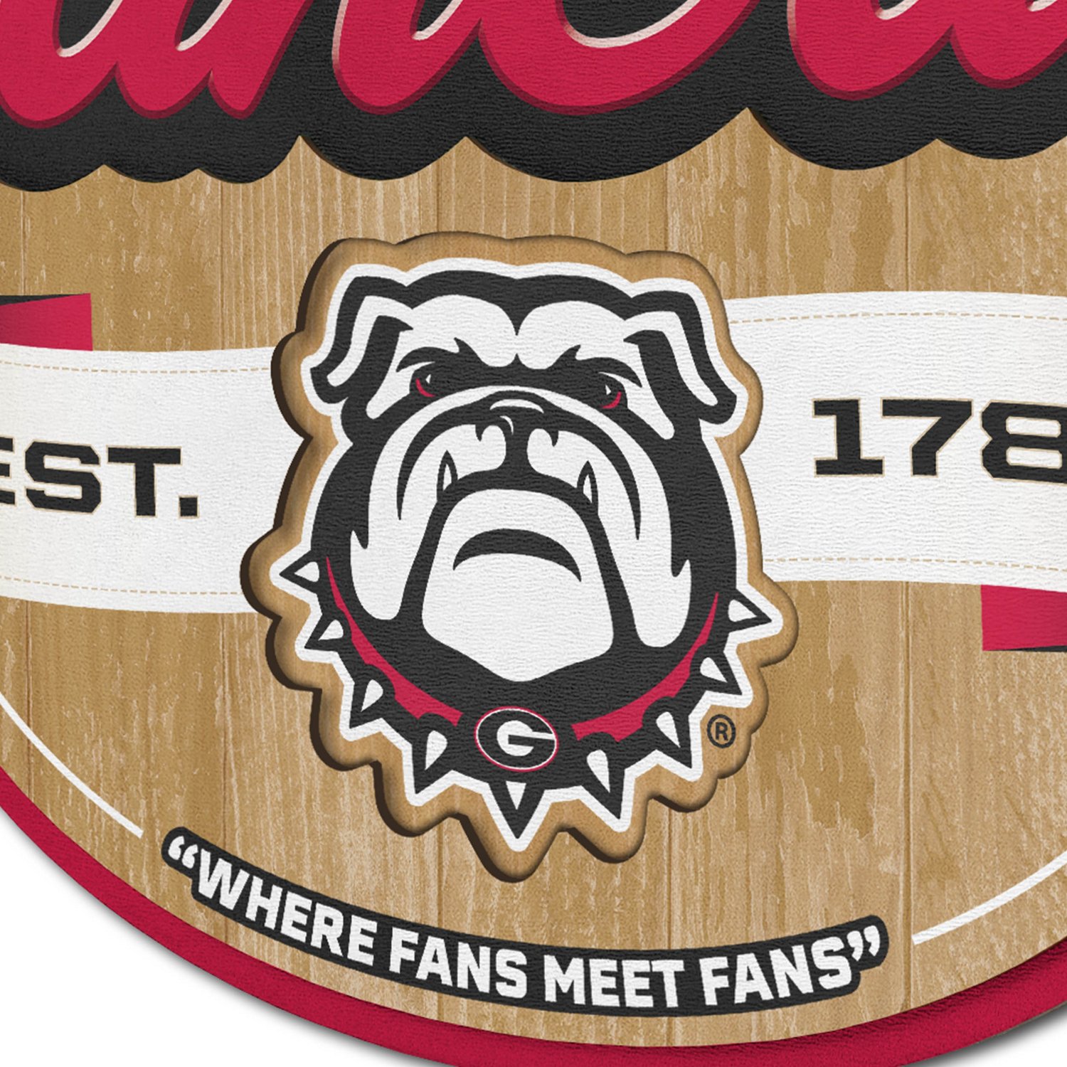 YouTheFan University of Georgia Fan Cave Sign
