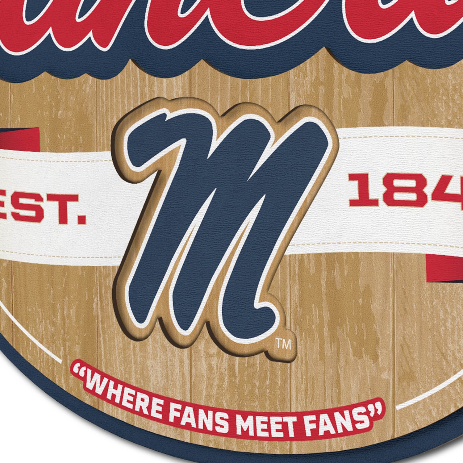 YouTheFan University of Mississippi Fan Cave Sign  - view number 3