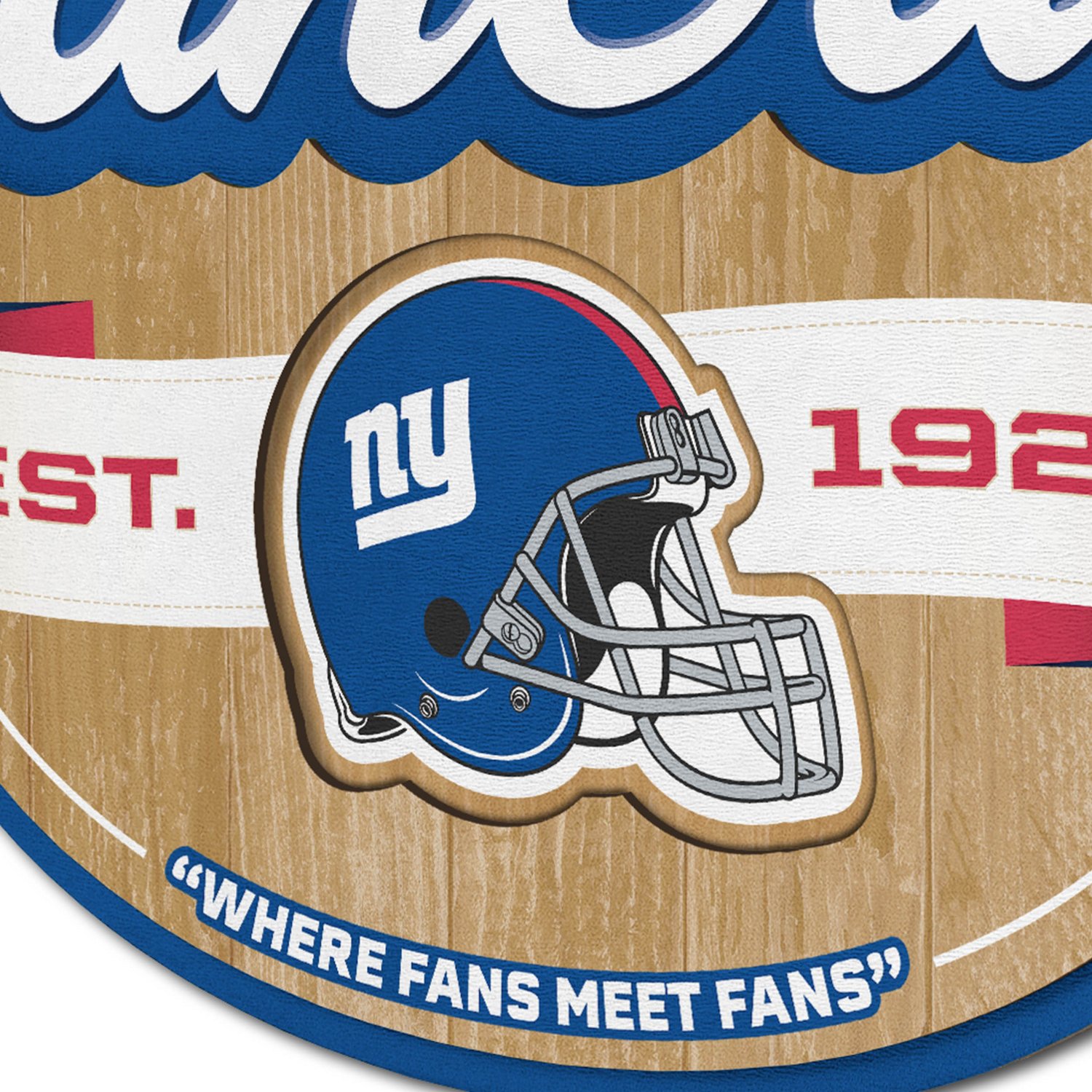 YouTheFan New York Giants Fan Cave Sign                                                                                          - view number 3
