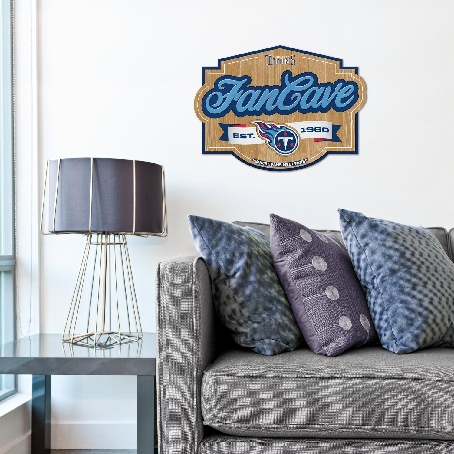 YouTheFan Tennessee Titans Fan Cave Sign  - view number 4