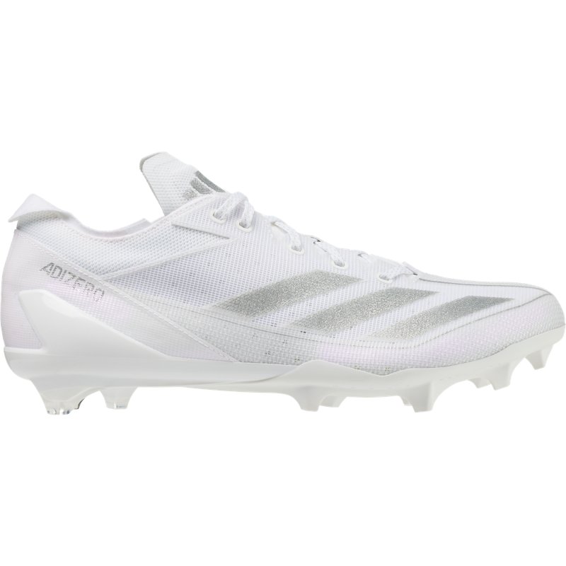 Adidas Men's Adizero Electric Football Cleats White/Silver, 11.5 - Football at Academy Sports