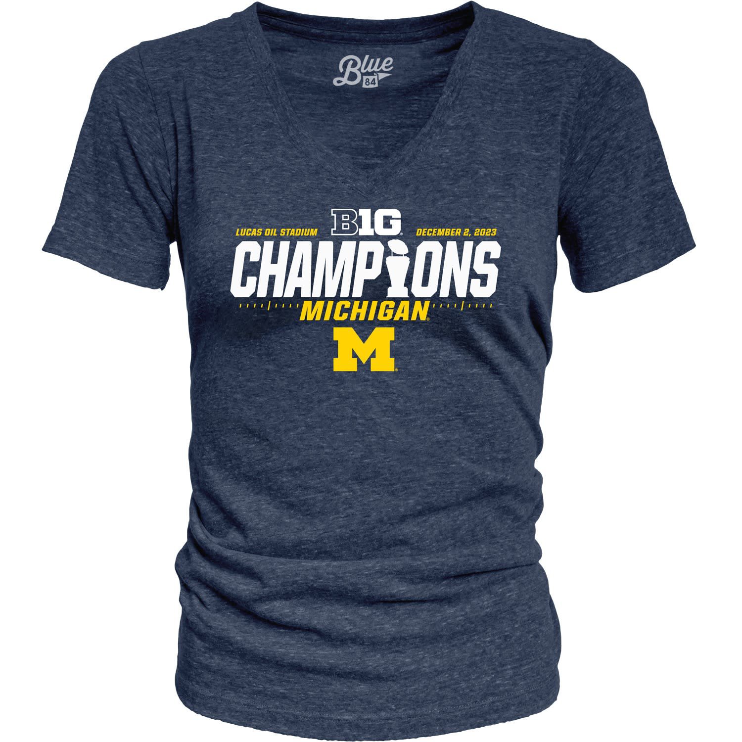 Blue84 Women's Michigan Wolverines 23 Big 10 Football Conference Champs ...